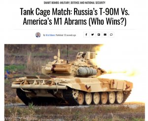 «Серьезная угроза»: в США признали превосходство Т-90 над Abrams    (19FortyFive: Т-90 может стать серьезной угрозой для американских танков Abrams)
