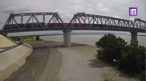 Первый грузовой состав прибыл в РФ из Китая по ж/д мосту через Амур