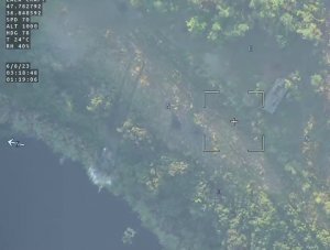 [Танк "Алёша" vs танк "Микола"]Т-72М1 ВСУ утонул вместе с экипажем в речке Мокрые Ялы