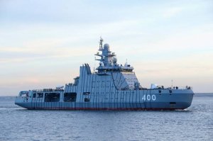 Построенный в интересах ВМФ РФ боевой ледокол «Иван Папанин» проекта 23550 вышел на этап размагничивания