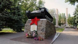В Мелитополь после реставрации вернули танк-памятник Т-70