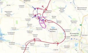 Штурмовые группы ВС России прорвали оборону ВСУ севернее Авдеевки, продолжив наступление вдоль железной дороги