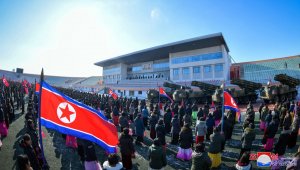 ﻿Прошла церемония передачи реактивных орудий со знаком «Профсоюз», «СТСХ» и «Союз женщин»