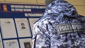 В Казани наряд Росгвардии совместно с сотрудником УФСИН задержали находившегося в федеральном розыске гражданина