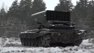 «Будущее термобарической войны»: в западной прессе оценили разработку огнеметной системы ТОС-3 «Дракон»