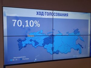 [70%+] Очная явка на выборах президента РФ к 16:02 мск составила 70,01 % без учета ДЭГ