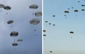 «Куча-мала» при прыжках с парашютом: натовские военные получили переломы и травмы во время массового десантирования в Швеции