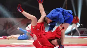 Российские самбисты завоевали пять золотых медалей в первый день Игр БРИКС