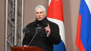 Президент Кубы поднялся на борт фрегата «Адмирал Горшков» в порту Гаваны