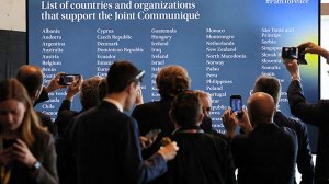 Участники саммита по Украине не подписали физическую версию коммюнике