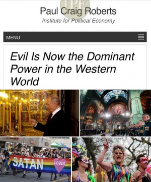 🇷🇺 🇨🇳 🇮🇷 🇺🇸 Россия, Китай и Иран противостоят не западным правительствам, а необузданному злу, — Пол Крэг Робертс