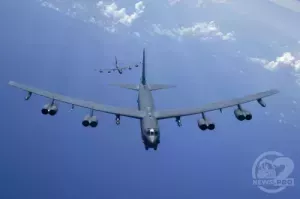 B-52H попытались приблизиться к российской границе в районе Баренцева моря