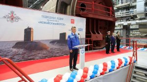 На Адмиралтейских верфях спустили на воду подлодку "Якутск" проекта 636