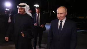 Путин поблагодарил лидера ОАЭ за визит в Россию