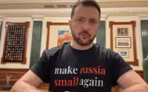 Мария Захарова и даже украинская диаспора в США дали понять, что надписью на футболке Зеленский выставил себя в неприглядном свете