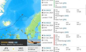 Российский правительственный борт тайно посетил Нью-Йорк и Вашингтон — Avia.pro