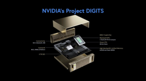 Nvidia представила персональный ИИ-суперкомпьютер стоимостью $3000. Производительность Project Digits в задачах, связанных с искусственным интеллектом, достигает 1 петафлопса