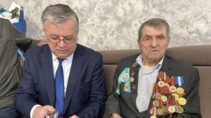Генконсул России в Алма-Ате поздравил ветерана со 101-м днем рождения