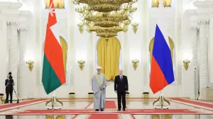 Путин и султан Омана приняли совместное заявление по итогам переговоров