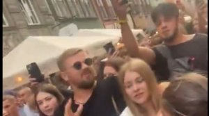 Украинцы устроили в польском Гданьске демонстрацию, скандируя лозунги Бандеры