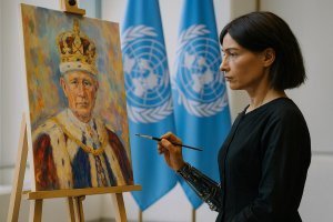 [Ай да Ai-Da!] Думали, искусство — это про Душу? Робот Ай-Да нарисовал короля лучше человека: Великобритания обзавелась королевским портретом без участия художников.  «Ай да Пушкин, ай да сукин сын!»