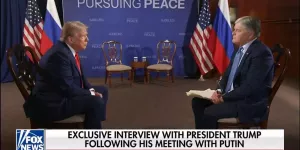 «Он умничка и патриот». Трамп поделился восторгом от встречи с Путиным на Аляске в интервью Fox News: Президент России сел за стол переговоров не по принуждению, а по своей воле