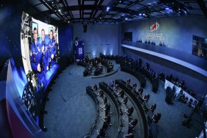 Путин открыл Национальный космический центр и новый участок метро в Москве