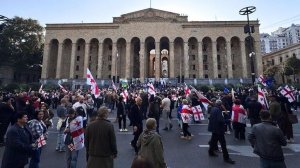 Большинство протестующих в Тбилиси разошлись