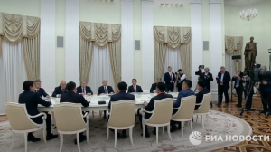 Путин встретился с премьером Монголии