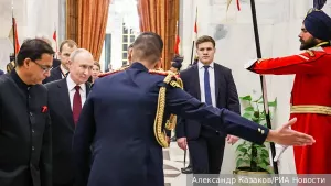 Опубликовано вегетарианское меню на приеме в честь Путина в Индии