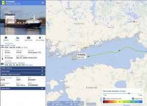 Пограничная служба Финляндии задержала шедшее из России грузовое судно FITBURG по подозрению в причастности к повреждению подводного кабеля