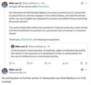 Белый дом начал спешно заверять Конгресс в том, что нынешняя акция в Венесуэле носит разовый характер