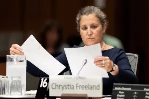 Зеленский назначил экс-главу Минфина Канады Фриланд своим советником