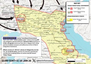 Курды обвинили Дамаск в нарушении соглашения об отводе курдских сил в провинции Алеппо