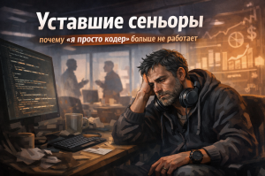 Уставшие сеньоры — почему «я просто кодер» больше не работает