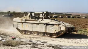 Иранские ПТУР Almas 4 поразили израильские танки Merkava Mk4 и БТР Namer