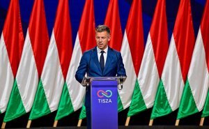 Первая речь будущего премьер-министра Венгрии Петера Мадьяра…