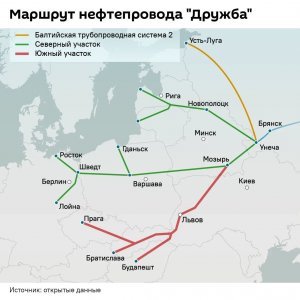 Приостановка транзита казахстанской нефти через "Дружбу" грозит Германии проблемами