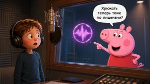 [AI пересадка] Ребёнок озвучил Свинку Пеппу — и потерял право на собственный голос навсегда. Это новые условия Hasbro: повзрослевший артист может проиграть своей детской цифровой копии