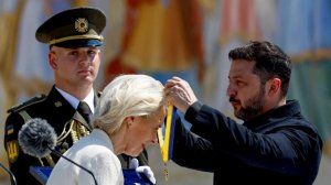 Зеленский неприлично повел cебя в присутствии фон дер Ляйен