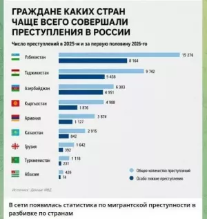 Откуда к нам едут мигранты-преступники? Страшные цифры статистики