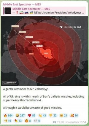 Иран серьёзно помогает России на Украине, европейско-украинский план «закрытого неба» над Москвой и хороший индикатор западных настроений