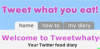 Twitter + личный дневник питания = Tweetwhatyoueat