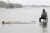 Новгород, чемпионат по зимнему плаванию, судья