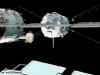 Беспилотное судно состыковалось c космической станцией.