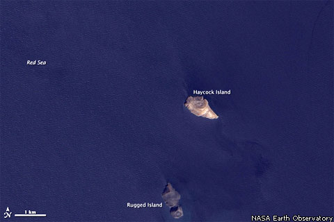 Новый остров в Красном море