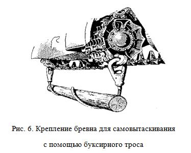 бревно на танке
