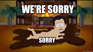 so sorry
