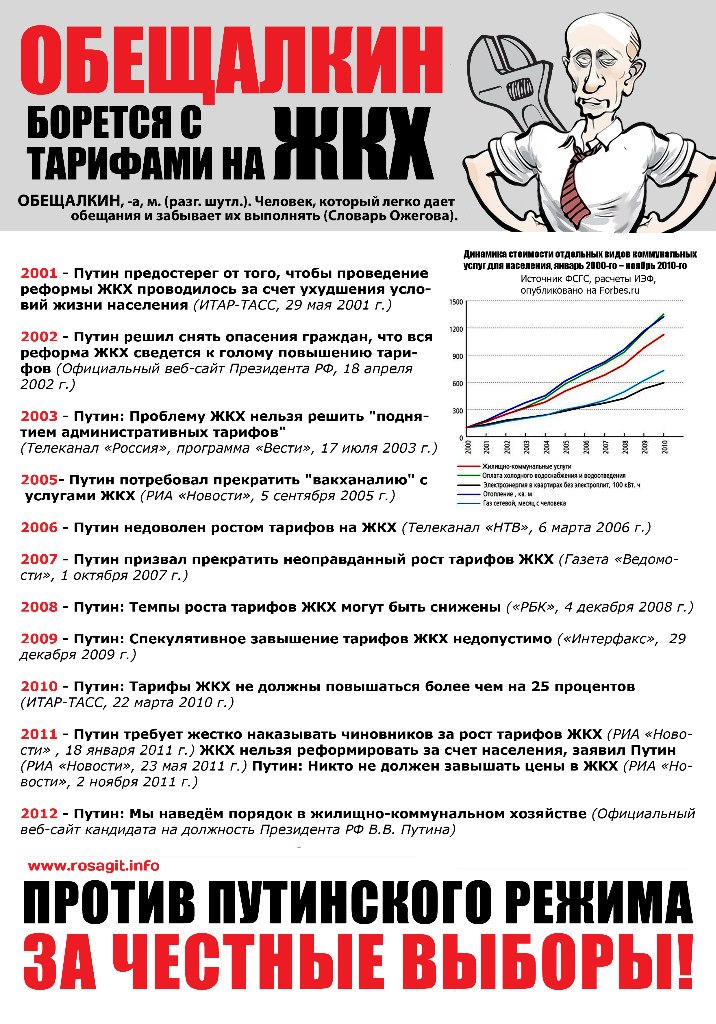 Обещалкин борется с тарифами ЖКХ