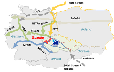 газопровод Opal